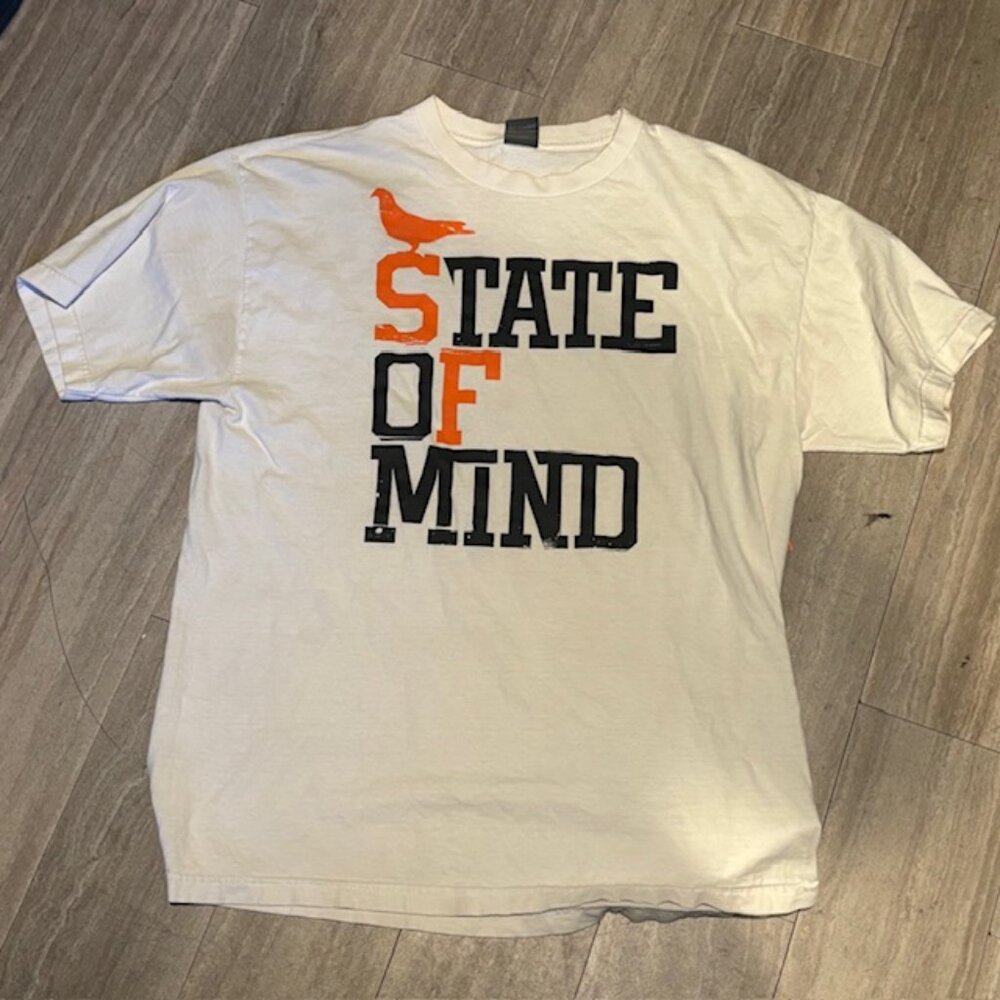 Adapt Clothing State of Mind T Shirt White XL Streetwear